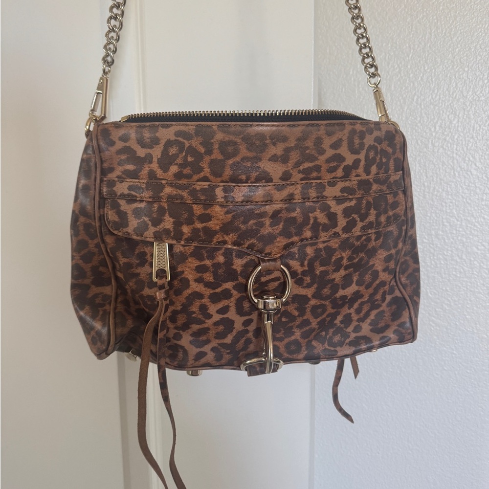 Rebecca Minkoff Brown Leopard Crossbody Bag